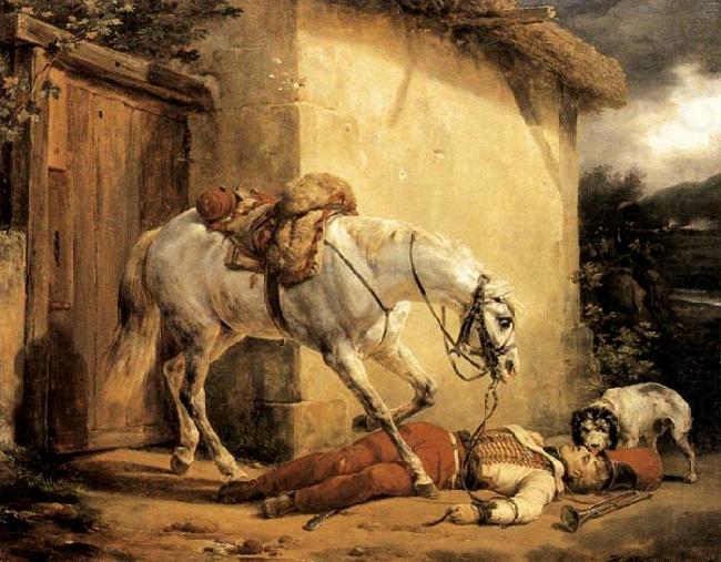 Claude-joseph Vernet The Wounded Trumpeter china oil painting image